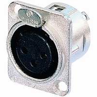 NEUTRIK NC3FDL,XLR chassis connector, female