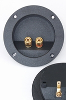 KACSA BP-279G, Bananen Terminal, Vergoldet, Rund