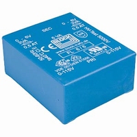 BLOCK VC trafo, PCB mount, 5VA, 2x9V