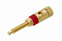 KACSA BP-227G, Binding post, gold plated full-metal