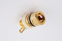 KACSA BP-262G, Gold plated panel mount binding post