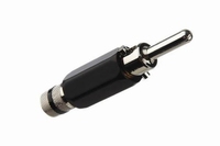 KACSA BP-283R, Rhodium plated professional banana plug with