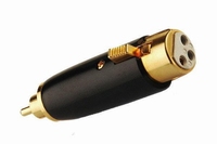 KACSA MC-929G cinch male/XLR female adaptor