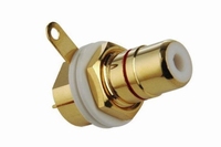 KACSA RJ-135GT, Professioneel, verguld RCA chassisdeel