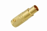 KACSA TV-1196G, TV plug, man, verguld