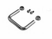 MODU 1MT0256C, round handles, 2U, chrome