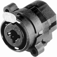 NEUTRIK NCJ-6FIS, combo chassis connector, 6,3mm jack/3-pool