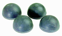 INTERTECHNIK RS-05, Rubber voet, half ball, Ø11x6mm, 4 stuks
