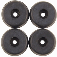 INTERTECHNIK RS-07/25, Rubber voeten, Ø25x7mm, 4 stuks.