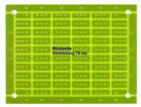 IT LP05, Verzinntes Kupfer PCB mit 10x6 Insel, FR4, 135x100x