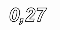IT LU44, Luftspul, 0,27mH, OFC Ø1,0mm, R=0,27