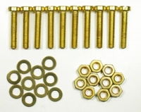 IT BEF/FE130, Brass mounting bolts/nuts/rings, M6x30
