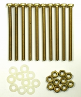 IT BEF/43/45, messing montage bouten/moeren/ringen, M4x50