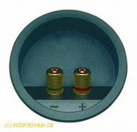 IT T80/MS/AU/IT, Terminal, vergulde connectors, zwart