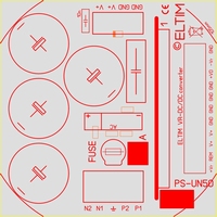ELTIM PS-UN50 LKG1, Power Supply module, 50V, 6A max