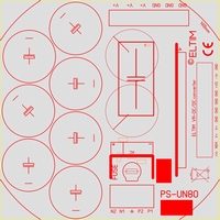 ELTIM PS-UN80 LKS , Netzteil Modul, 80V, 15A max
