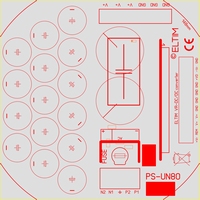 ELTIM PS-UN80 UHW , Netzteil Modul, 80V, 15A max