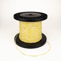 MUNDORF SGW-205WH/YE,Silver/Gold Cable,2*Ø0,5mm, wh/yel.