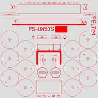 ELTIM PS-UN50S UKW, Power Supply ±50V, 6A max.