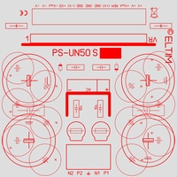 ELTIM PS-UN50S, Symmetrical Power Supply KIT, ±8A max.
