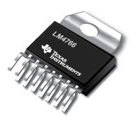 TI LM4766T/NOPB, 2x50W amplifier IC, TO220/15, RoHs