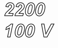 INTERTECHNIK ERGF100, Elektrolytische Kond., 2200uF/100V axi