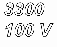 INTERTECHNIK ERGF100, Elektrolytische Kond., 3300uF/100V axi