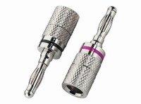 MONACOR BP-104, Banana plugs pair, 4 mm