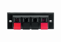 MONACOR PT-932, Lautsprecher terminal, federende-loaded, 4 p