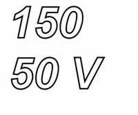 PANASONIC FCA, 150uF/50V Elko, Radial, 105º, 5000 Stunden