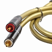 KACSA KCO-IS2, RCA interlink kabel paar, 2x0,5mtr