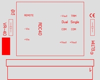 ELTIM VR-RDC40, Spannung Konverter/Regler Modul, 40W