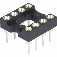 MPE Garry IC socket, 8pin, milled, gold plated