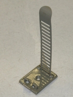Mounting clip nylon, holds 0-Ø26mm, self adhesive