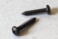 Screw black, 4,8x25mm, 16pc