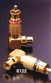 PURESONIC 6122, Cinch adaptor, right angled pair