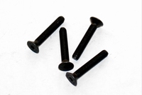 Bolzen M5x30, Schwarz, Versunkener Kopf, Sechskant, 12St.