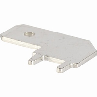 FSP-63H, faston blade 6,3mm, angled 90º, tin plated