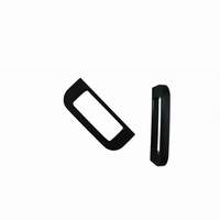 MODU 1MAN03N, milled handles 3U, black, 10mm
