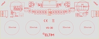 ELTIM VS-30, Input/Voltage stage module, Ø30mm holes