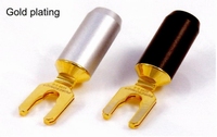 PURESONIC 6296 G, Spring Spade Terminal, solder. Box 4 pairs
