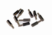 Afstandhouder M3x12mm, zeskantig, metaal, stift M3x8mm, 10st