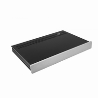 MODU Slimline 1NSL01280B, 10mm silver front, 435x293x42mm