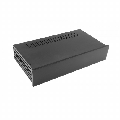 MODU Slimline 1NSL02230N, 10mm zwart front, 435x243x82mm