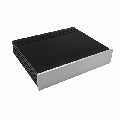 MODU Slimline 1NSL02350B, 10mm Silbener Front, 435x363x82mm