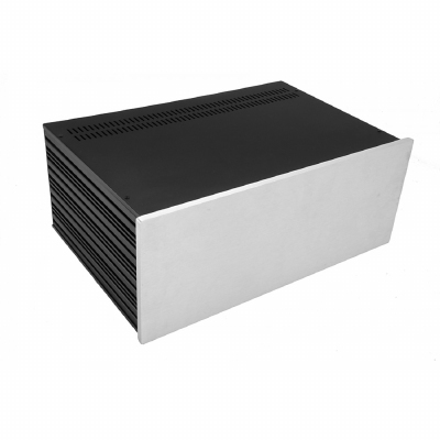 MODU Slimline 1NSL04280B, 10mm silver front, 435x293x167mm