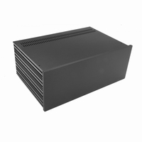 MODU Slimline 1NSL04280N, 10mm zwart front, 435x293x167mm