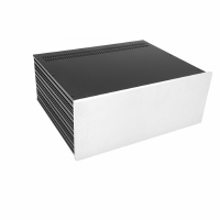 MODU Slimline 1NSL04350B, 10mm Silbener Front, 435x363x167mm