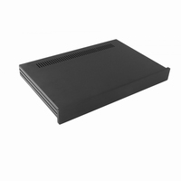 MODU Slimline 1NSLA01280N, 10mm Schwartzes Front, 435x293x44