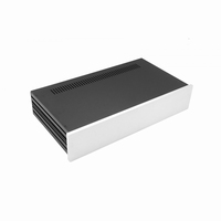 MODU Slimline 1NSLA02230B, 10mm Silbener Front, 435x243x84mm